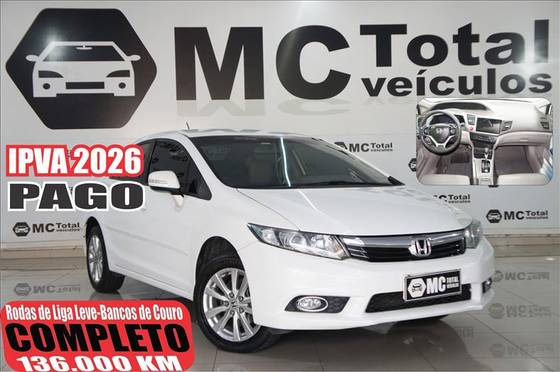 HONDA CIVIC 2.0 LXR 16V FLEX 4P AUTOMÁTICO